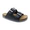 Bearpaw Brooklyn - Kid's Slide Sandal Bearpaw- 011 - Black - Profile View