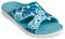 Spenco Kholo 2 Luau Women's Slide Sandal - Cloud Blue - Profile