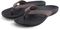 SOLE Women's Baja Orthotic Flip Flop Sandal - Dark Brown - Alt-front