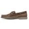 Rockport Perth - Men's Casual Boat Shoe - Taupe Nubuck/be - Left Side