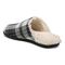 Vionic Alfons Men's Orthotic Slipper - Black Plaid - Back angle