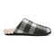 Vionic Alfons Men's Orthotic Slipper - Black Plaid - Right side