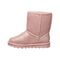 Bearpaw Elle Kid's Boot - Youth  636 - Pink Glitter - Side View