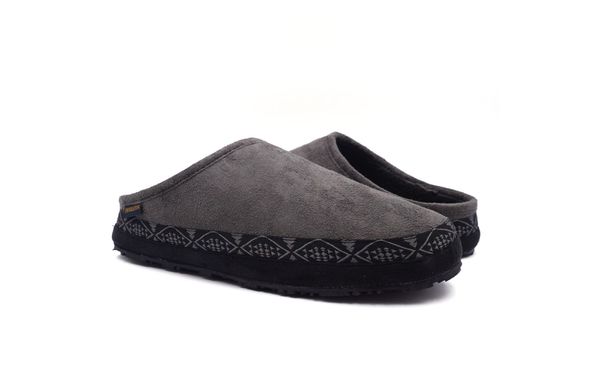 Pendleton Men's Porch Mule Washable Microsuede Slipper - Steel Gray - Pair