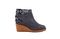 Pendleton Women's Arago Zip Wedge Wool & Waterproof - Steel Gray - Lateral Side