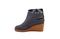 Pendleton Women's Arago Zip Wedge Wool & Waterproof - Steel Gray - Medial Side