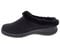 Drew Women's Comfy Wool Orthopedic Slipper - 801e Black Sweater Fabric