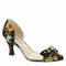 Bellini Cupcake - Women's - Blk Floral Lucite - Angle