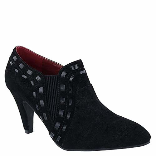 Bellini Grappa - Women's - Black Microsuede - Angle