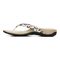 Vionic Dillon Women's Toe-Post Supportive Sandal - White Leopard Snake - 2 left view