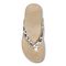 Vionic Dillon Women's Toe-Post Supportive Sandal - White Leopard Snake - 3 top view