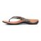 Vionic Dillon Women's Toe-Post Supportive Sandal - Black Boa - 2 left view