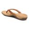 Vionic Dillon Women's Toe-Post Supportive Sandal - Cognac Lizard - Back angle