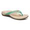 Vionic Dillon Women's Toe-Post Supportive Sandal - Green Lizard - 1 profile view