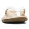 Vionic Dillon Women's Toe-Post Supportive Sandal - White Lizard - 6 front view