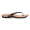 Vionic Dillon Women's Toe-Post Supportive Sandal - Black Boa - 4 right view