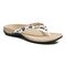 Vionic Dillon Women's Toe-Post Supportive Sandal - White Leopard Snake - 1 profile view