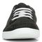 Vionic Pismo Women's Casual Supportive Sneaker - Black Jersey - 6 front view