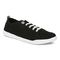 Vionic Pismo Women's Casual Supportive Sneaker - Black Canvas