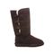 Bearpaw Lori Women's Leather Boots - 2250W  205 - Chocolate - Side View