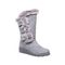 Bearpaw Genevieve Women's Leather Boots - 2305W  051 - Gray Fog - Profile View