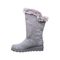 Bearpaw Genevieve Women's Leather Boots - 2305W  051 - Gray Fog - Side View