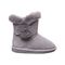 Bearpaw Betsey Kid's Leather Boots - 2361Y  051 - Gray Fog - Side View