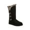 Bearpaw Emery Women's Leather Boots - 2502W  045 - Aged Black - Profile View