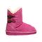 Bearpaw Rosaline Toddler Toddler Leather Boots - 2588T  638 - Party Pink - Side View