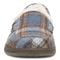 Vionic Lynez Women's Supportive Slipper - Blue Plaid - Front