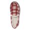 Vionic Lynez Women's Supportive Slipper - Fuji Apple Plaid - Top