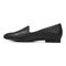 Vionic Willa Women's Slip-on Flat - Black-Leather - Left Side