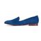 Vionic Willa Women's Slip-on Flat - Dark Blue Suede - 2 left view