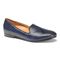 Vionic Willa Women's Slip-on Flat - Navy Boa - 1 profile view