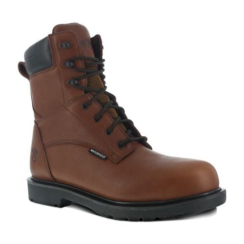 Iron Age Hauler IA0180 Hauler Men's Industrial & Construction Shoe - Brown - Profile View