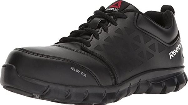 Reebok Work Women's Sublite Cushion Electic Hazard Alloy Toe Athletic Work Shoe - Black