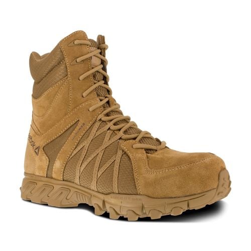 Reebok Work Men's Trailgrip Tactical 8" Comp Toe Duty Boot - Coyote - Profile View