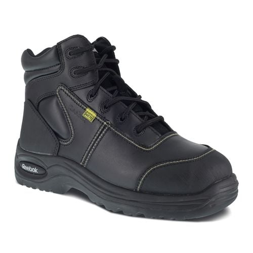 Reebok Work Men's Trainex Comp Toe Work Boot Met Guard - Black - Profile View