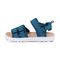 Gravity Defyer Women's Cafe Sandal - Blue/White - side view 2