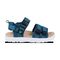 Gravity Defyer Women's Cafe Sandal - Blue/White - side view