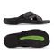 Gravity Defyer Men's G-Comfort Lewis Sandals - Croc/Black - side view