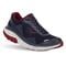 Gravity Defyer Men's G-Defy Mighty Walk Athletic Shoes - Blue / Red - Profile View