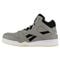 Reebok Work Men's BB4500 High Top - Electrical Hazard - Composite Toe Sneaker - Grey and Black - Side View