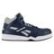 Reebok Work Men's BB4500 High Top - Static Dissipative - Composite Toe Sneaker - Navy and Grey - Side View