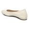 Vionic Alexa Women's Orthotic Ballet Flat - Cream - Back angle