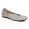 Vionic Alexa Women's Orthotic Ballet Flat - Aluminum - 1 profile view