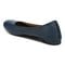 Vionic Alexa Women's Orthotic Ballet Flat - Navy - Back angle