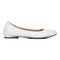 Vionic Alexa Women's Orthotic Ballet Flat - LZRD White  SDR med