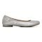 Vionic Alexa Women's Orthotic Ballet Flat - Aluminum - 4 right view