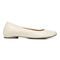 Vionic Alexa Women's Orthotic Ballet Flat - Cream - Right side